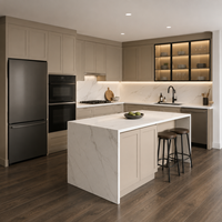 Gabinetes de Cocina Estilo Shaker Multifamiliares para Edificios de Apartamentos, Viviendas para Estudiantes, Residencias para Personas Mayores y Proyectos Residenciales de Alquiler