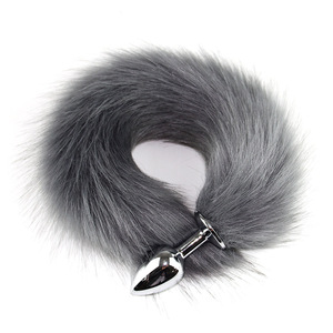 <span class=keywords><strong>Plug</strong></span> <span class=keywords><strong>Anal</strong></span> Queue de Renard en Métal Acier Inoxydable avec Douce Queue en Fausse Fourrure, Jouet Sexuel Adulte pour Cosplay Jeu de Rôle, pour Femmes, Hommes et Couples - Product Image 2