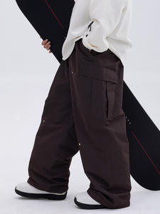 Snowverb Pantalones de esquí de estilo americano para hombres y mujeres Cross-Border Popular Loose Fit Impermeable Cálido para la temporada de snowboard en la nieve - Product Image 6