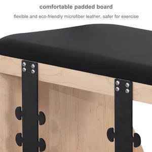 NQ SPORTS Équipement de fitness pour studio Pilates, Chaise Reformer en bois de chêne et d'érable durable – Chaise Wunda réglable pour la gym et le <span class=keywords><strong>yoga</strong></span> - Product Image 5