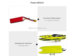 Catamarano atomico 79204R RTR 70CM impermeabile <span class=keywords><strong>RC</strong></span> 2.4G Brushless <span class=keywords><strong>RC</strong></span> barca ad alta velocità (65 km/h) - Product Image 6
