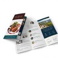 Manuel d'instructions personnalisé, dépliant promotionnel plié, brochure