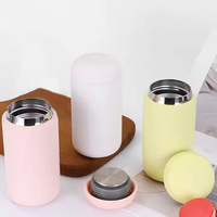 350/500ml Acier Inoxydable Bébé Thermos Boîte À Lunch Isolé Sous Vide Thermique Fiole Alimentaire Pot Enfants Chaud Alimentaire Conteneur De Stockage