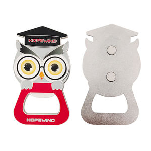 מקרר מזכרת אישית מגנטים אמייל רך חברת מתכת מותגי בקבוק מקרר מגנט - Product Image 1