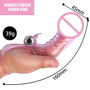 Sm Finger Stall Vibrator Finger Mouw Vibrator Female Masturbator G Spot Massage Clit Stimuleren Voor Vrouwen Lesbische Orgasme Seks - Product Image 4