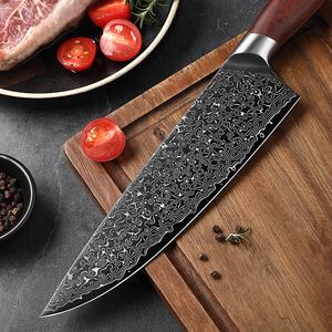 Ensemble de couteaux de cuisine de luxe de profession de vente directe d'usine ensemble de couteaux de boucher damas de désossage super pointu - Product Image 4