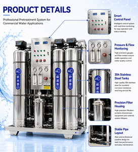 Sistema <span class=keywords><strong>purificador</strong></span> de <span class=keywords><strong>agua</strong></span> comercial, ósmosis inversa para escuelas, hospitales, hoteles, con componentes centrales, bomba de tanque de filtro - Product Image 3