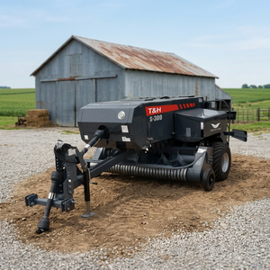 Presse à balles carrées compactes T&H International avec garantie d'un an certifiée pour les industries agricoles – Meilleur prix - Product Image 3