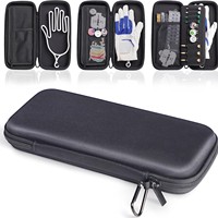 Étui d'accessoires de golf en EVA personnalisé, logo personnalisé, résistant à l'usure, anti-salissure, organiseur de rangement portable
