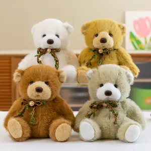 Vente en gros Nouveau design de poupée ours mignon, terne, doux, adorable poupée ours en peluche jouet cadeau pour enfants poupée ours en peluche