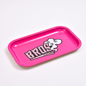 Wholesale OEM Logo 18*13cm 7*5 Inch Rectangle <strong>Rolling</strong> <strong>Tray</strong> <strong>Custom</strong> in Stock Metal Herb Tin Full Print <strong>Rolling</strong> <strong>Tray</strong> - Product Image 4