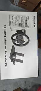 Moza Racing 300mm Style <b>PC</b> Gaming Steering Wheel for Programmable Short Travel RGB Touch Buttons Paddle Shift Compatible - Product Image 2