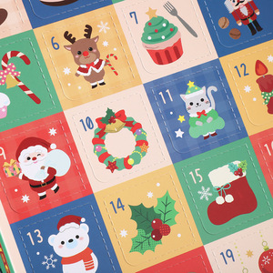 Caja de papel del calendario de Adviento de Navidad-Cuenta regresiva para la diversión navideña - Product Image 2