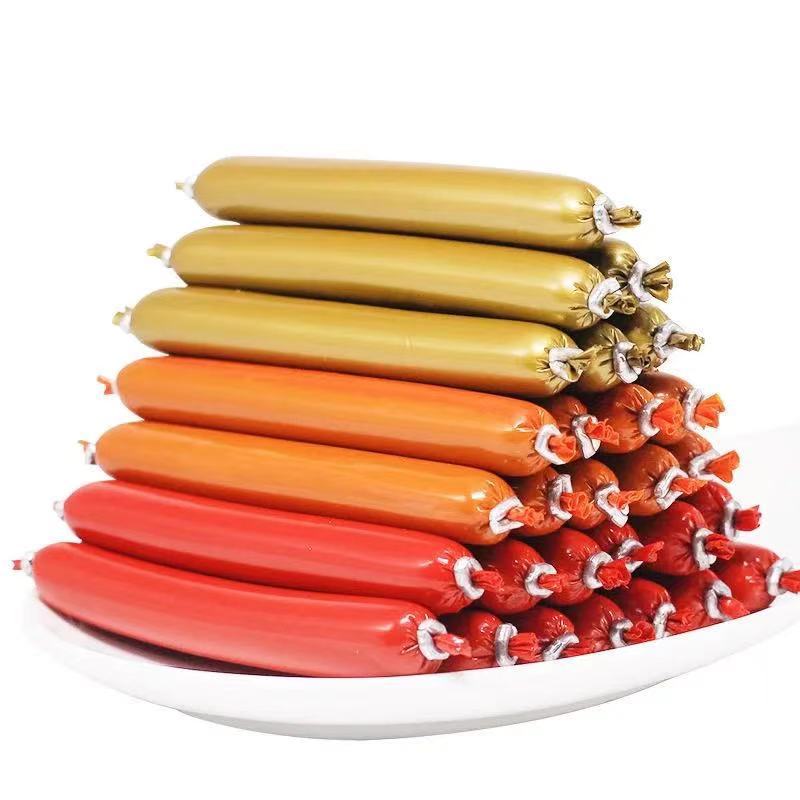 Закуски для собак, говядина, сосиска, кошачья лента, степлер, консервированная еда, оптовая продажа