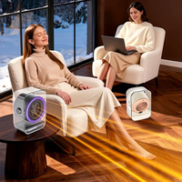 Chauffage d'appoint de bureau à économie d'énergie 500W, radiateur céramique PTC, chauffage rapide, silencieux, portable, pour la maison et le bureau
