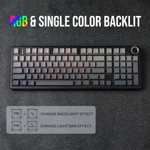 Oem & <span class=keywords><strong>ODM</strong></span> epomaker x Aula F99 Pro 96% đệm gắn ba chế độ bàn phím cơ khí với núm Aula F99 bàn phím - Product Image 4