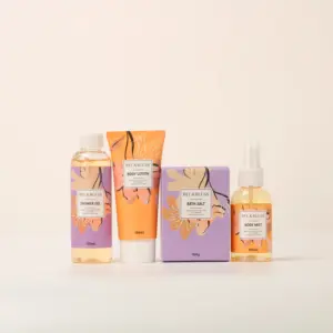 Mother's Christmas Day OEM/ODM Private Label 5 pcs Bath and Bodybath gift sets wholesale Luxury Bath Spa For Women Gifts S