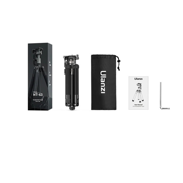 Ulanzi MT-63 26CM Portable Mini Tripod With 360 Panoramic Head Horizontal and Vertical Shooting for Smartphones Cameras