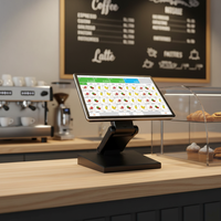 Système de point de vente tout-en-un 10,1 pouces à écran tactile, terminal de caisse, Windows/Android OS, processeur Intel I5, 1 an de garantie, directement de l'usine