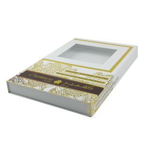 Large Cardboard Storage Packaging Gift Boxes Box With Window With Magnetic Lid For Christmas With Custom Logo