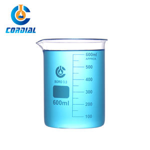 सौहार्दपूर्ण 250 मिलीलीटर 300 मिली 400 मिलीलीटर 500 मिलीलीटर बोरोसिलिकेट 3.3 श्रम के लिए ग्लास कम फॉर्म बीकर - Product Image 6