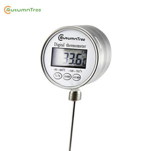 1% <span class=keywords><strong>Pt100</strong></span> Digitale Bimetaalthermometer 4 ''Display Roestvrijstalen Sonde Industriële Temperatuurdrukmeter Oem Odm Ondersteund - Product Image 4