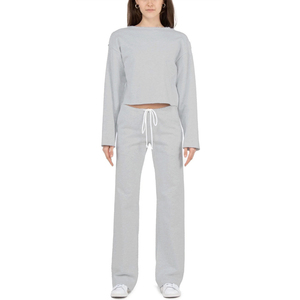 <span class=keywords><strong>Pantaloni</strong></span> sportivi da <span class=keywords><strong>donna</strong></span> in pile leggero, modello bootcut a vita bassa, a zampa, <span class=keywords><strong>con</strong></span> coulisse, stile basic - Product Image 3