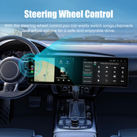 Autoradio Universel Double Écran Android de 23,6/21,6 Pouces avec Lecteur DVD, Navigation GPS, CarPlay et Android Auto