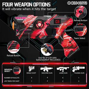Không dây <span class=keywords><strong>Laser</strong></span> tag trò chơi súng tương tác mục tiêu điện tử Trò chơi bắn súng chuyên nghiệp và chiến đấu vest - Product Image 4