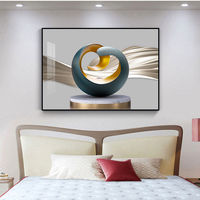 Vente en gros de décoration de restaurant géométrie horizontale moderne luxe boîte électrique obstruction couvercle de compteur électrique peinture décorative