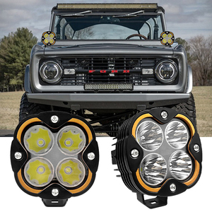 Đèn sương mù LED phụ trợ siêu sáng 200W 24V 5 inch, đèn chiếu sáng ban ngày DRL, đèn pha 4x4 off-road dành cho ô tô, SUV, xe bán tải, ATV - Product Image 1