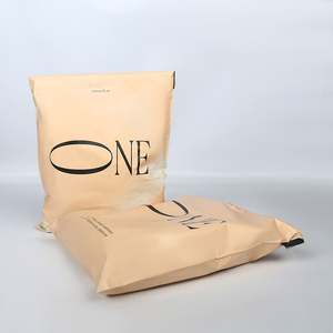 Durability Delivery Custom Print Beige Shipping Packaging Bag Envelopes Plastic Courier <b>Mailer</b> Clothing Packaging Bag - Product Image 3
