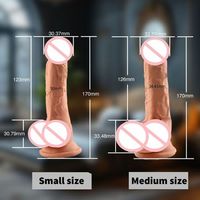 Chinese Made Realistic Soft 100% Waterproof Flesh Color Dildo Orgasmic Masturbator with Suction Cup Female Specific Massager