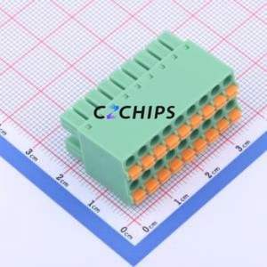 KF2EDGKNH-3.81-2*9P Plug-in Terminal Block P=3.81mm Connector ( Connector Type: Plug )( Construction: 2x9P )( Pitch: 3.81mm ) - Product Image 1