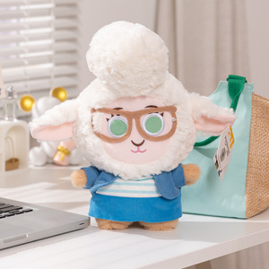 Venta caliente 25cm lindo Animal loco conejo peluche muñeca uniforme inspirado figura juguete - Product Image 5