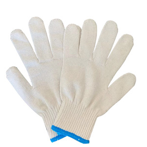 Personalizado Blanco 30 <span class=keywords><strong>35</strong></span> Gramos Fino 10 Calibre Tc Heavy Duty Knit Muñeca Hombres Trabajo Jardín Construcción Antideslizante Guantes de algodón 12 pares - Product Image 4