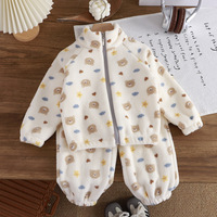 Pyjama d'hiver pour bébé de 0 à 9 ans, ensemble épais et chaud pour la maison, vêtements pour enfants, garçons et filles, pyjama doux pour enfants