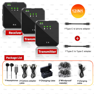 Microphone Lavalier Sans Fil 30M pour <span class=keywords><strong>TikTok</strong></span>, Enregistrement Vidéo en Direct - Essentiels Anti-Bruit pour <span class=keywords><strong>iPhone</strong></span> Android Caméra - Product Image 6