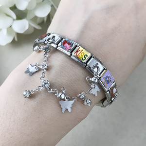 จี้คริสตัลรูปดาว สแตนเลสสตีล DIY สำหรับสร้อยข้อมือ เครื่องประดับแฟชั่นสำหรับทุกเพศ - Product Image 3
