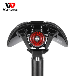 WEST BIKING-Soporte para SILLÍN de <span class=keywords><strong>bicicleta</strong></span>, lámpara <span class=keywords><strong>trasera</strong></span>, liberación rápida, cojín para asiento de <span class=keywords><strong>bicicleta</strong></span>, <span class=keywords><strong>luz</strong></span> <span class=keywords><strong>trasera</strong></span>, soporte para lámpara de sillín de <span class=keywords><strong>bicicleta</strong></span> - Product Image 6
