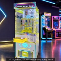 LECHUANG Distributeur automatique de capsules, borne de jeu d'arcade avec joystick, machine de divertissement à monnayeur pour centre commercial et centre de loisirs