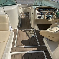 2000 Sea Ray Sundeck 240 Swim Platform Cockpit Pad Boat EVA Teak Deck Tapis de sol