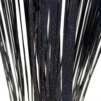 2026 Laser Rain Rideaux de fond pour enterrement de vie de jeune fille et Noël, à paillettes dorées, à franges en guirlande métallique, de haute qualité, JYAO Z-0099 Rapide