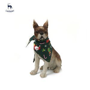 كلاسيكي منقوش طباعة القطن الكلب مريلة لطيف الحيوانات الأليفة وشاح باندانا الموضة الحيوانات الأليفة الملابس التبعي - Product Image 3