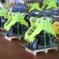Compacteur à plaque vibrante hydraulique HAMMERS pour excavatrice, modèle JISAN JSC10, composants de roulement et de moteur, couple de charge élevé
