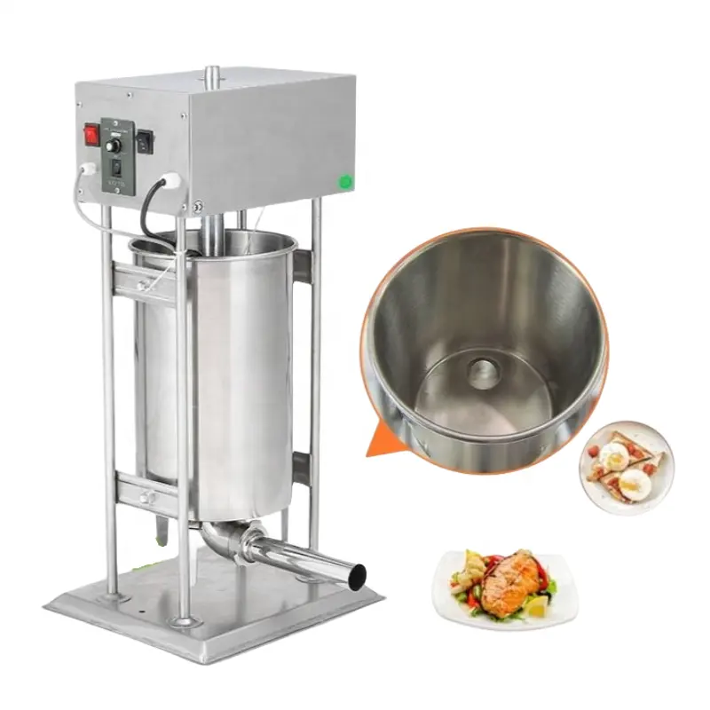 10L-30L Commercial Electric Auto Sausage Extruder Maker Making Stuffing Stuffer salami Filling Machine