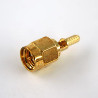 Connecteur coaxial RF à sertir mâle SMA 50 ohms pour câble RG316