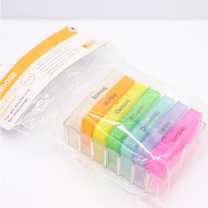 주간 7 일 여행 알약 상자 28 구획 무지개 알약 주최자 가정 여행을위한 약 저장 디스펜서 약 케이스 - Product Image 2