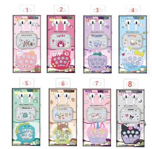 <span class=keywords><strong>Cartoon</strong></span> Tws Oordopjes Met <span class=keywords><strong>Cartoon</strong></span> Siliconen Beschermhoes Met Decompressie Gameconsole Voor Kinderen Cadeau Hoofdtelefoon Draadloos - Product Image 3