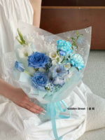 Nouveau papier d'emballage floral mat semi-transparent imperméable, fournitures d'emballage pour bouquets pour les fleuristes, matériel d'emballage
